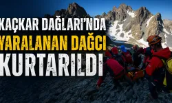 Kaçkar Dağları'na tırmanışta yaralanan dağcı kurtarıldı