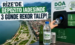 Rize’de depozito iadesinde 3 günde rekor talep