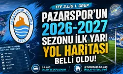 Pazarspor’un 2026-2027 Sezonu İlk Yarı Fikstürü Belli Oldu!