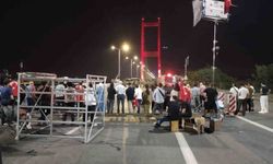 15 Temmuz Şehitler Köprüsü 'Asırlık Gece' Belgesel çekimleri kapsamında trafiğe kapatıldı