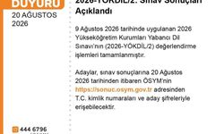 2026-YÖKDİL/2 sonuçları açıklandı