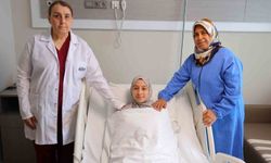 35 santimetrelik kist, genç hastanın doğurganlığı korunarak çıkarıldı