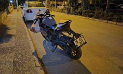 Alkollü sürücünün kullandığı motosiklet kaza yaptı: 2 yaralı