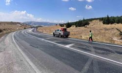 Araçların mor renge boyandığı yolda gerçek ortaya çıktı