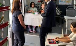 Aydıntepe'de Gezici Kütüphane çocuklarla buluştu