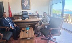 Ayvalık Kaymakamı Çimşit'e hayırlı olsun ziyareti