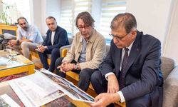 Başkan Tugay ve Sepil Göztepe'nin İnciraltı projesini görüştü