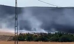 Baskil'de anız yangını paniğe neden oldu