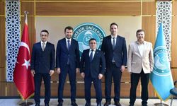 BİK Genel Müdürü Abdulkadir Çay'dan Rektör Oğurlu'ya ziyaret
