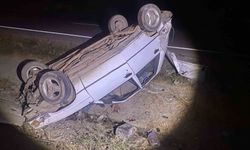 Bilecik'te alkollü sürücü takla attı: 1 yaralı