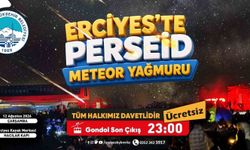 Büyükşehir, gökyüzü tutkunlarını meteor yağmuru şöleni için Erciyes'te buluşturacak