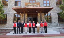 Çanakkale Tarım ve Orman Bakanlığı teşkilatından Kaymakam Acar'a ziyaret