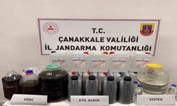 Çanakkale'de kaçak alkol operasyonu