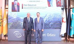 Çekya Büyükelçisi Stepanek, ATO Başkanı Baran'ı ziyaret etti