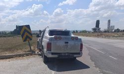 Çorum'da pikap ile otomobil çarpıştı: 2 yaralı