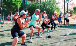 Didim'de ücretsiz sabah egzersizleri dört noktada sürüyor