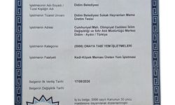 Didim'in mama üretim tesisine onay belgesi verildi
