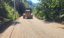 Düzce'de köylerde alt yapı çalışmaları sürüyor