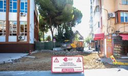 Efeler'de adliye yanında yol yenileme çalışması başladı