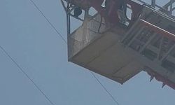 Elazığ'da yaralı leylek itfaiye tarafından kurtarıldı