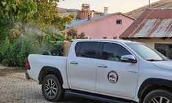 Elazığ'ın köylerinde ilaçlama çalışmaları sürüyor