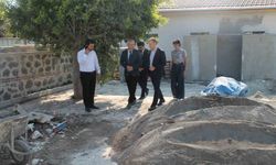 Erzin Mustafalı Camii'ndeki restorasyon çalışmaları sürüyor