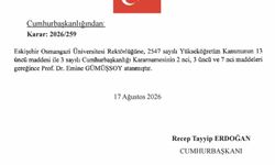 Eskişehir Osmangazi Üniversitesi'ne (ESOGÜ) yeni rektör atandı
