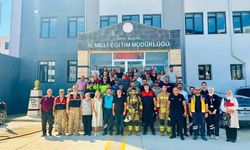 Hatay İl Milli Eğitim Müdürlüğü'nde yangın eğitimi ve tatbikat düzenlendi