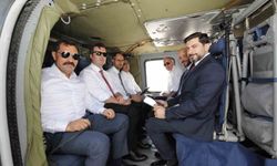 Hatay'da ihya ve inşa çalışmaları havadan incelendi