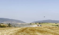İnegöl'de orman yangını; Havadan ve karadan müdahale başlatıldı