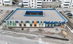 Karabük'te yeni anaokulu inşaatı sürüyor