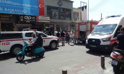 Kilis'te tatlıcı dükkanında yangın paniği