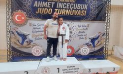 Kırklareli'ne Uluslararası Judo Turnuvası'nda bronz madalya