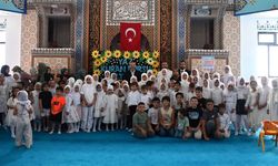 Kütahya'da yaz Kur'an kursu öğrencileri camide buluştu