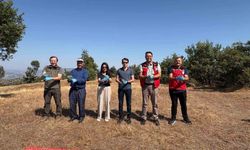 Manisa Gördes'te ekolojik denge için doğaya 500 keklik bırakıldı