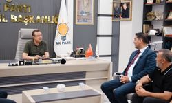 MTSO Başkan Adayı Boyraz'dan AK Parti İl Başkanı Bakan'a ziyaret