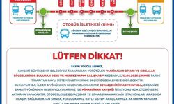 Ramazan ve Kemerçay Deresi ıslah projesi için raylı sistemde geçici aktarmalı ulaşım