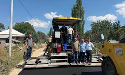 Şaphane Uğurlugüme köyünde yol çalışması tamamlandı