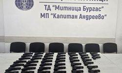 Sınır kapısında incir yüklü tırda 45 adet silah ele geçirildi