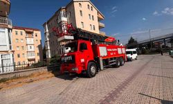 Tavşanlı'da mutfakta çıkan yangını itfaiye söndürdü
