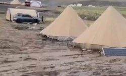 Tunceli'de yüksek rakımda sağanak etkili oldu: Yaylacılar zor anlar yaşadı