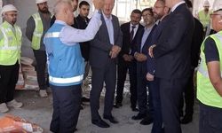 Ulaştırma Bakan Yardımcısı İzkurt'tan yapımı devam eden havalimanında inceleme