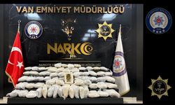 Van'da 48 kilo esrar ele geçirildi