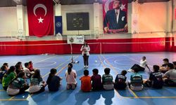 Yaz Spor Okulları'nda 256 çocuğa ağız diş sağlığı eğitimi verildi