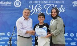 Yıldırım Gençlik Merkezi Yaz Okulu'nda mezuniyet coşkusu