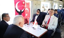 'Zafer Rotası Sempozyumu' tren yolculuğuyla gerçekleştirildi