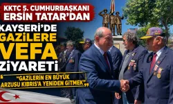 KKTC 5. Cumhurbaşkanı Ersin Tatar’dan Kayseri’de Gazilere Vefa Ziyareti