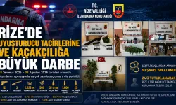 Rize'de Zehir Tacirlerine ve Kaçakçılığa Büyük Darbe
