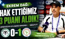 Ekrem Dağ: Hak Ettiğimiz 3 Puanı Aldık