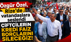 Özgür Özel, çiftçilerimizin kredi kartı borçlarını sileceğiz